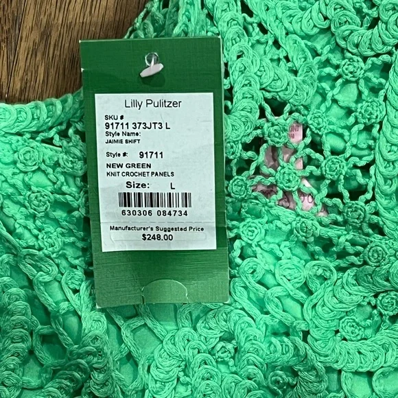 NWT lilly pulitzer crochet jaimie shift dress.Excellent pristine condition. - Picture 3 of 3